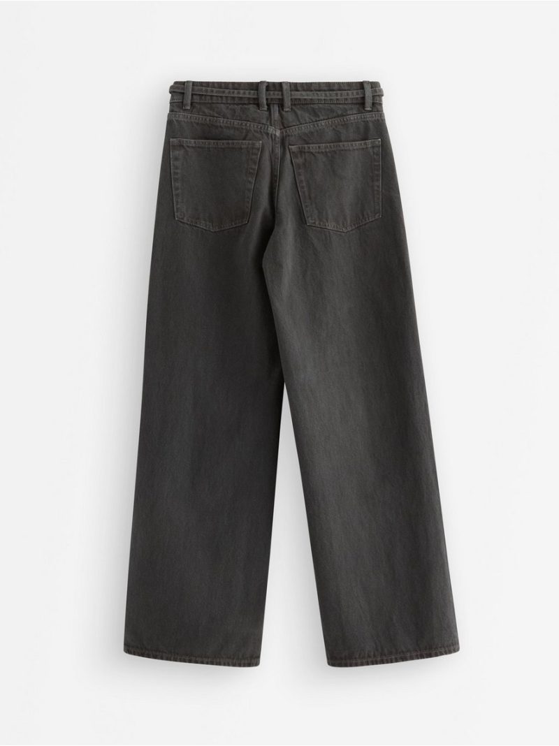 WIDE Peggy  jeans with mid waist - 3007055-9608