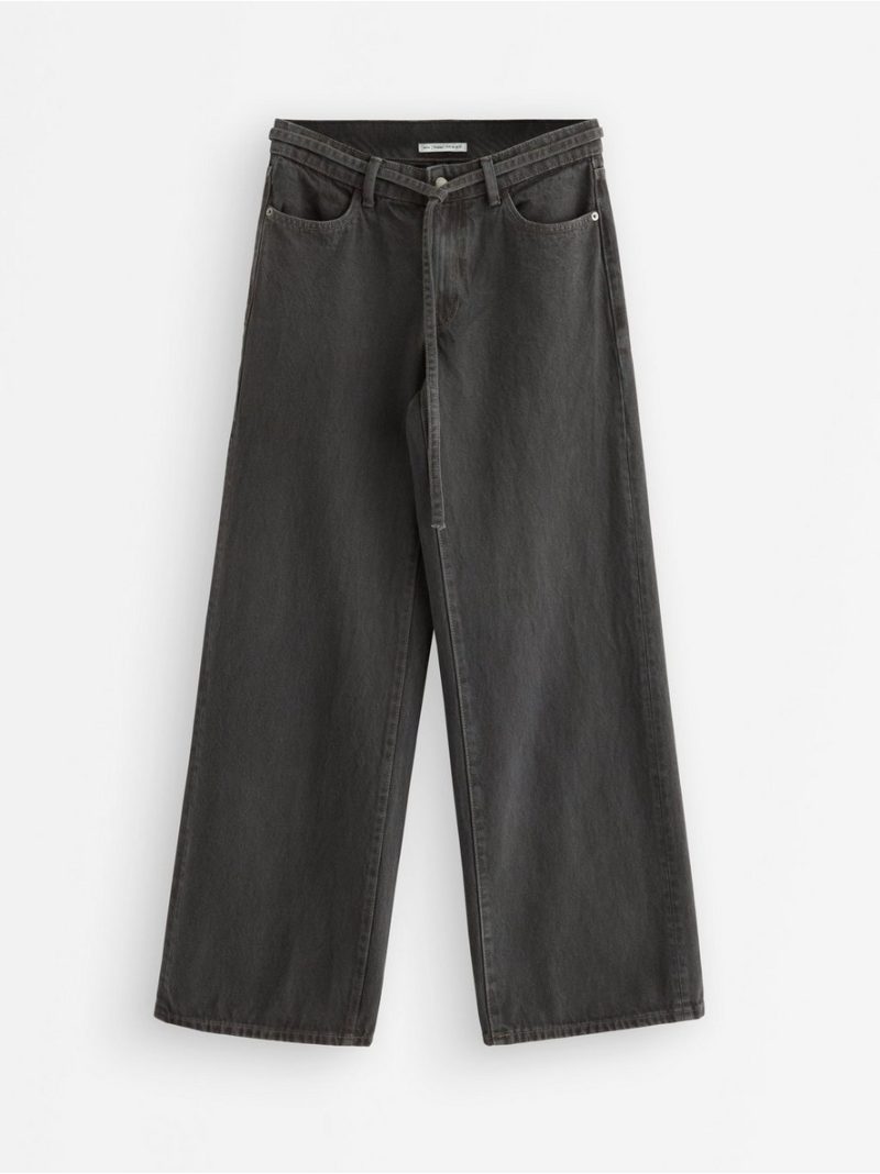 WIDE Peggy  jeans with mid waist - 3007055-9608