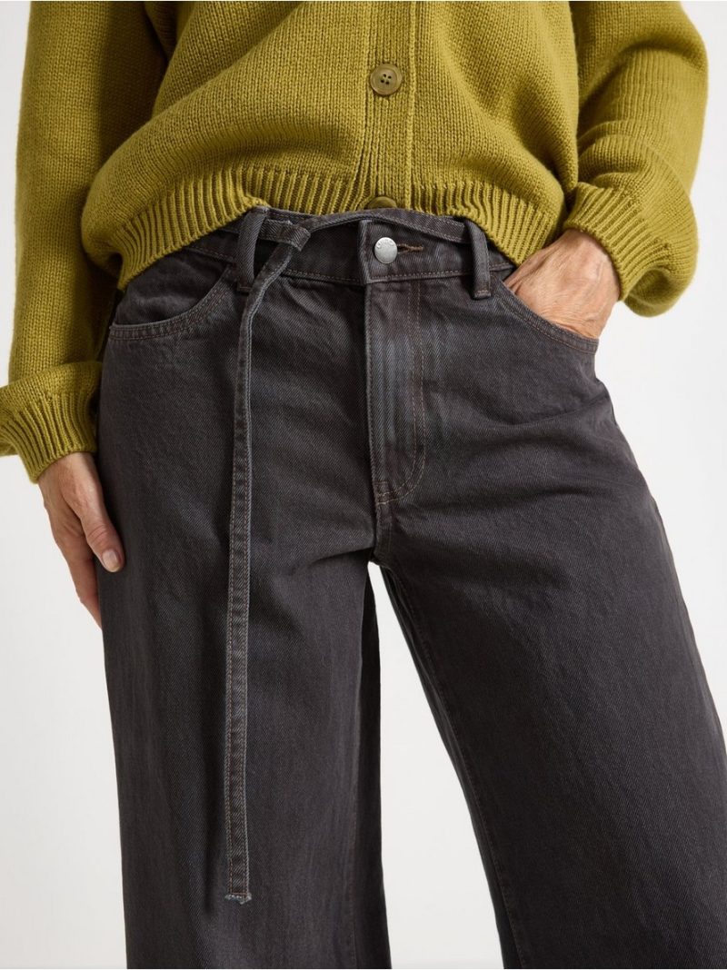 WIDE Peggy  jeans with mid waist - 3007055-9608