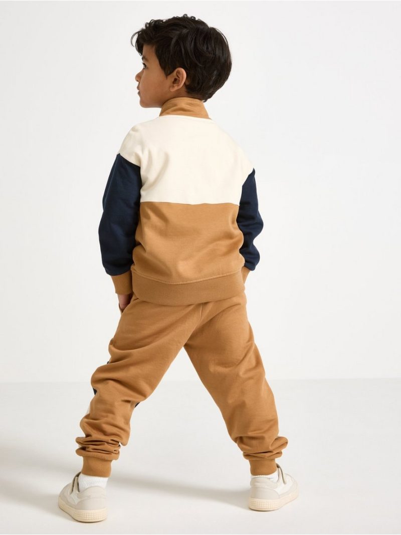 Joggers with brushed inside - 3007066-7269