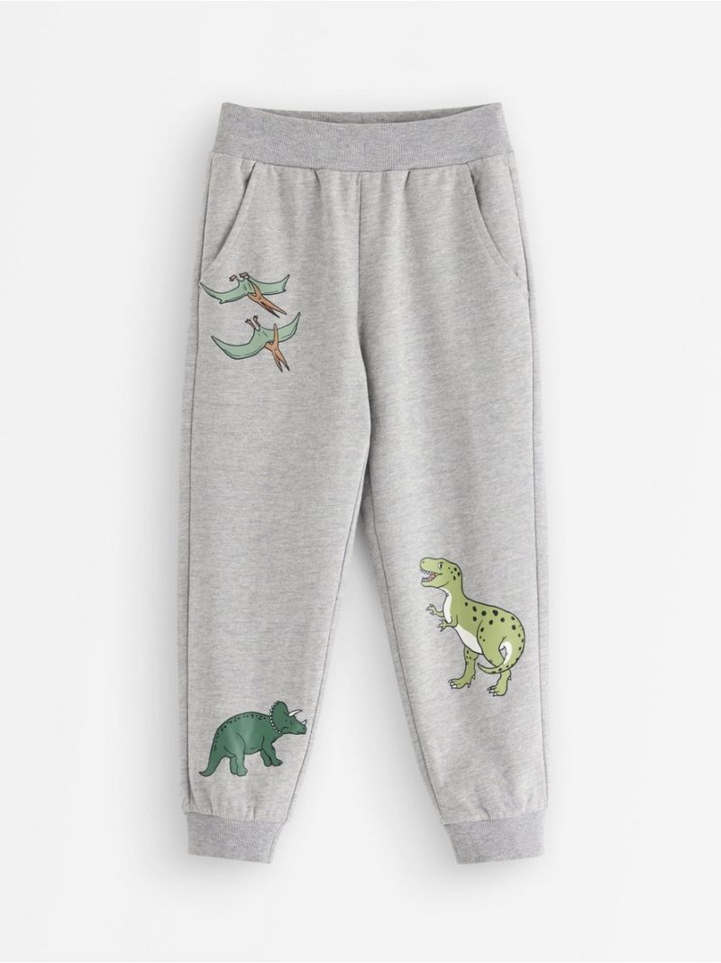 Joggers with brushed inside - 3007069-7692