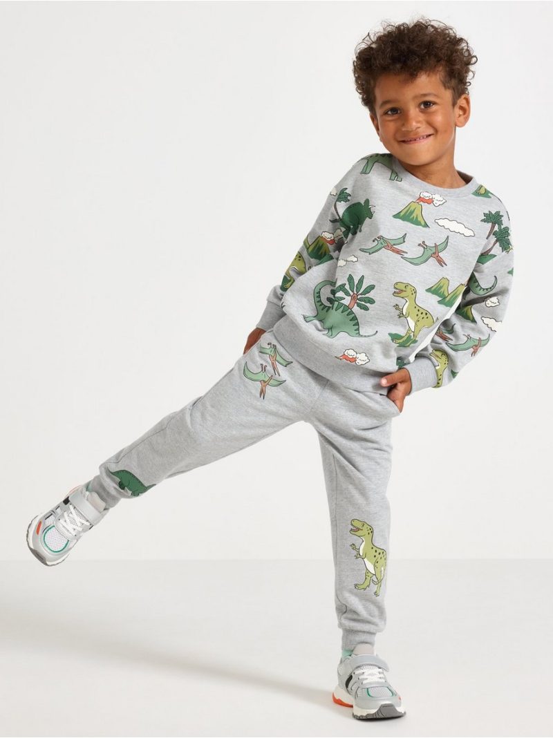 - Joggers with brushed inside Joggers with brushed inside - 3007069-7692