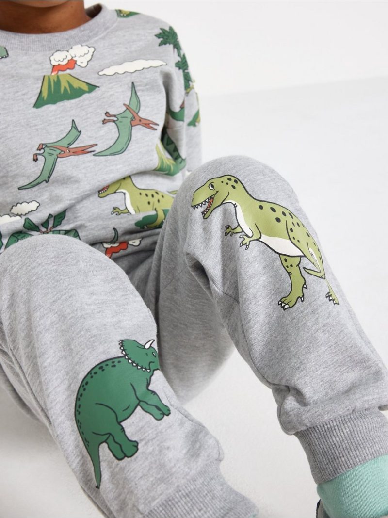 Joggers with brushed inside - 3007069-7692