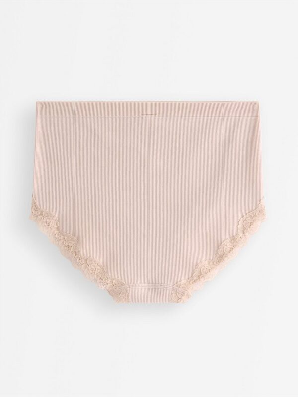 Ribbed briefs with high waist - 3007072-9419