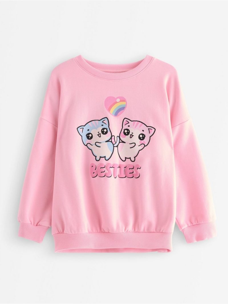 Sweatshirt with brushed inside - 3007083-3679