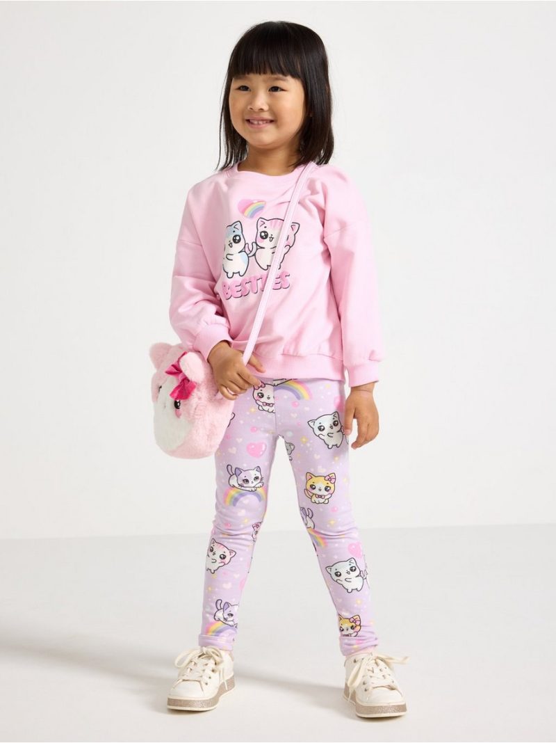 Sweatshirt with brushed inside - 3007083-3679