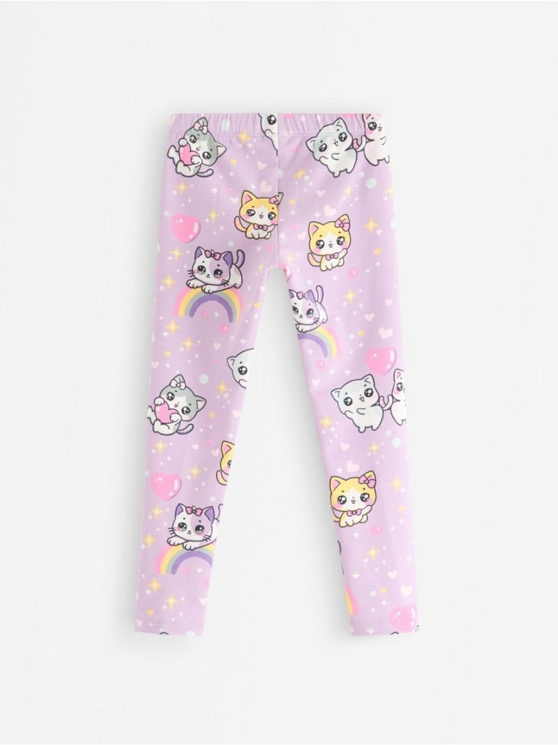 Leggings with brushed inside - 3007088-7426