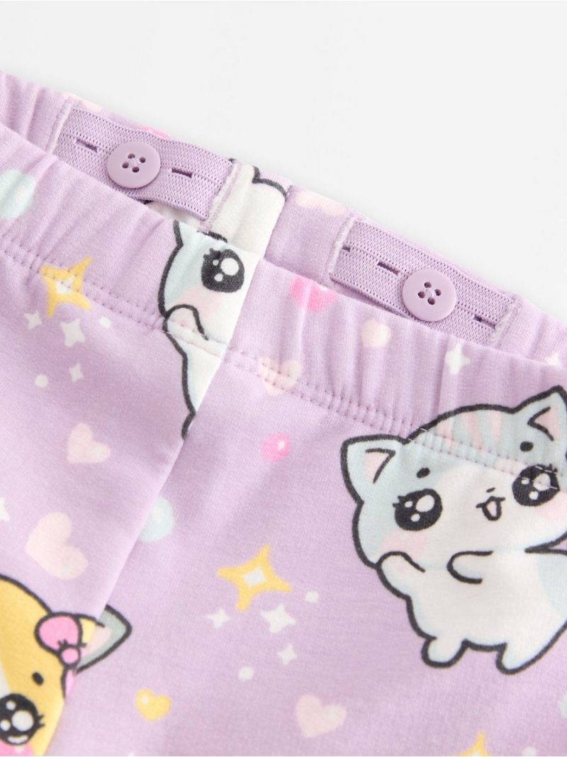 Leggings with brushed inside - 3007088-7426