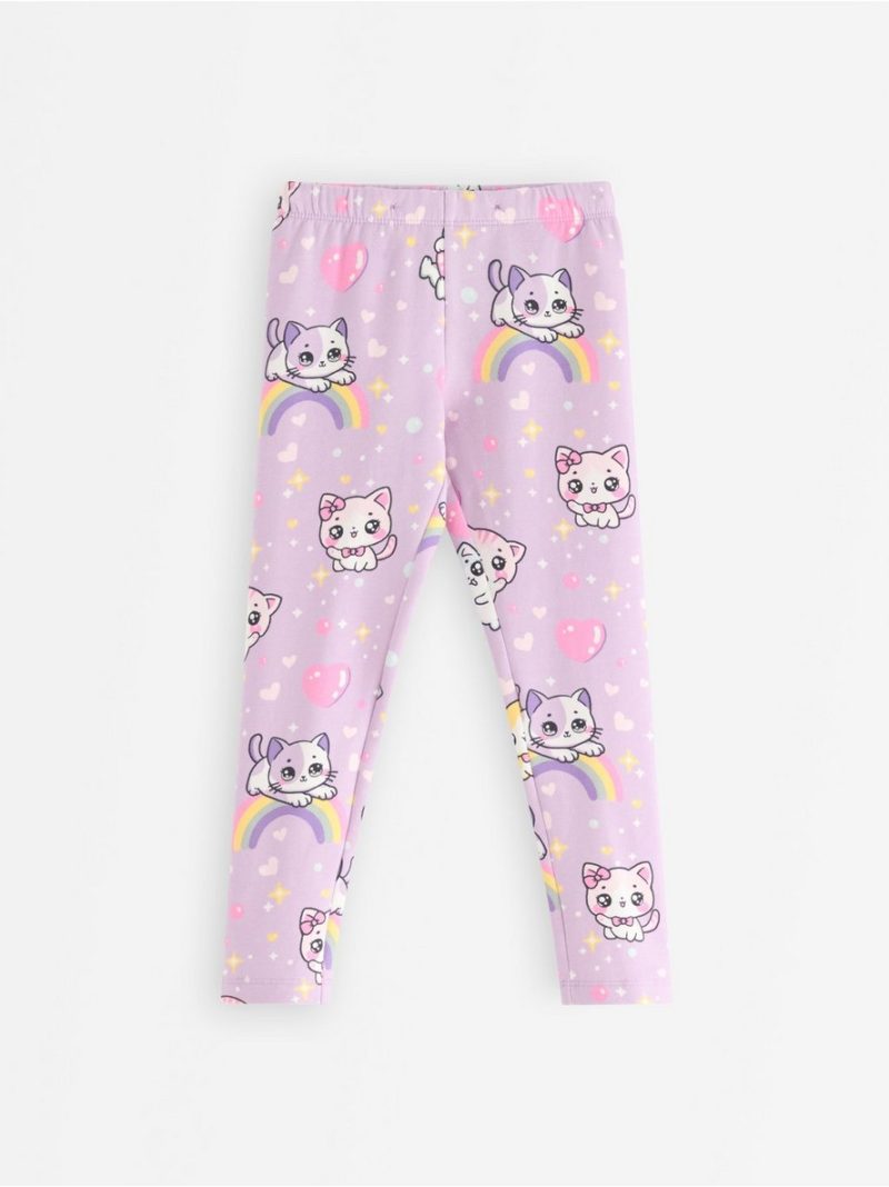 Leggings with brushed inside - 3007088-7426