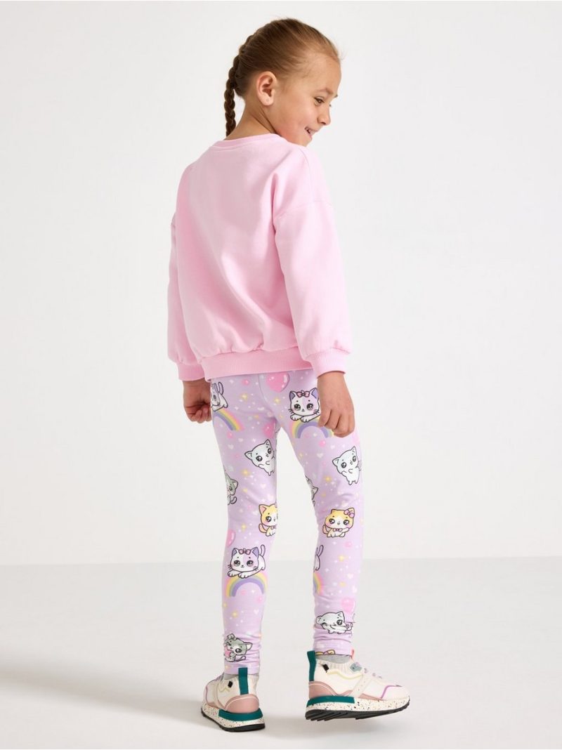 Leggings with brushed inside - 3007088-7426