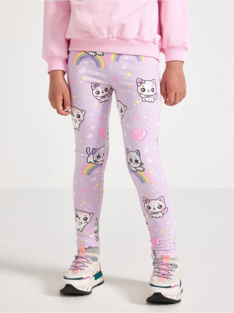 Leggings with brushed inside - 3007088-7426