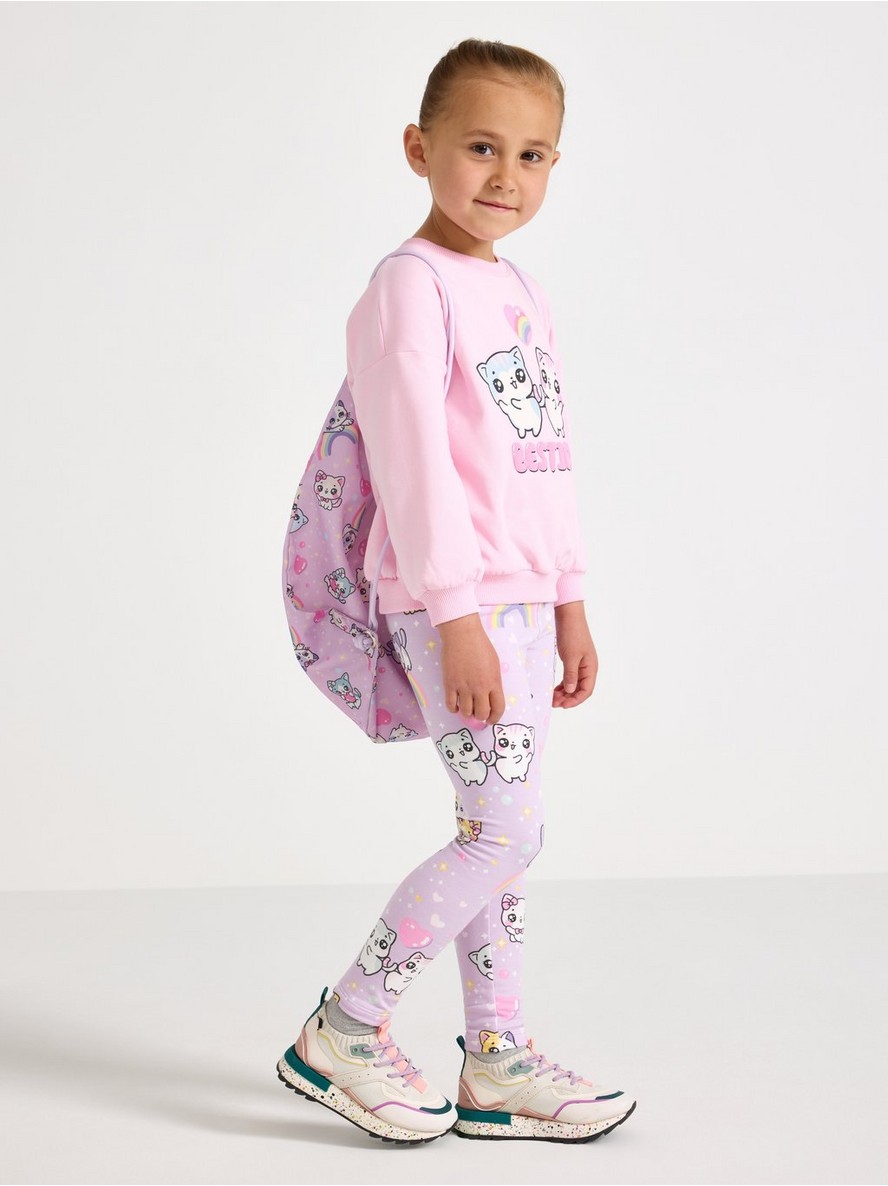 Leggings with brushed inside - 3007088-7426