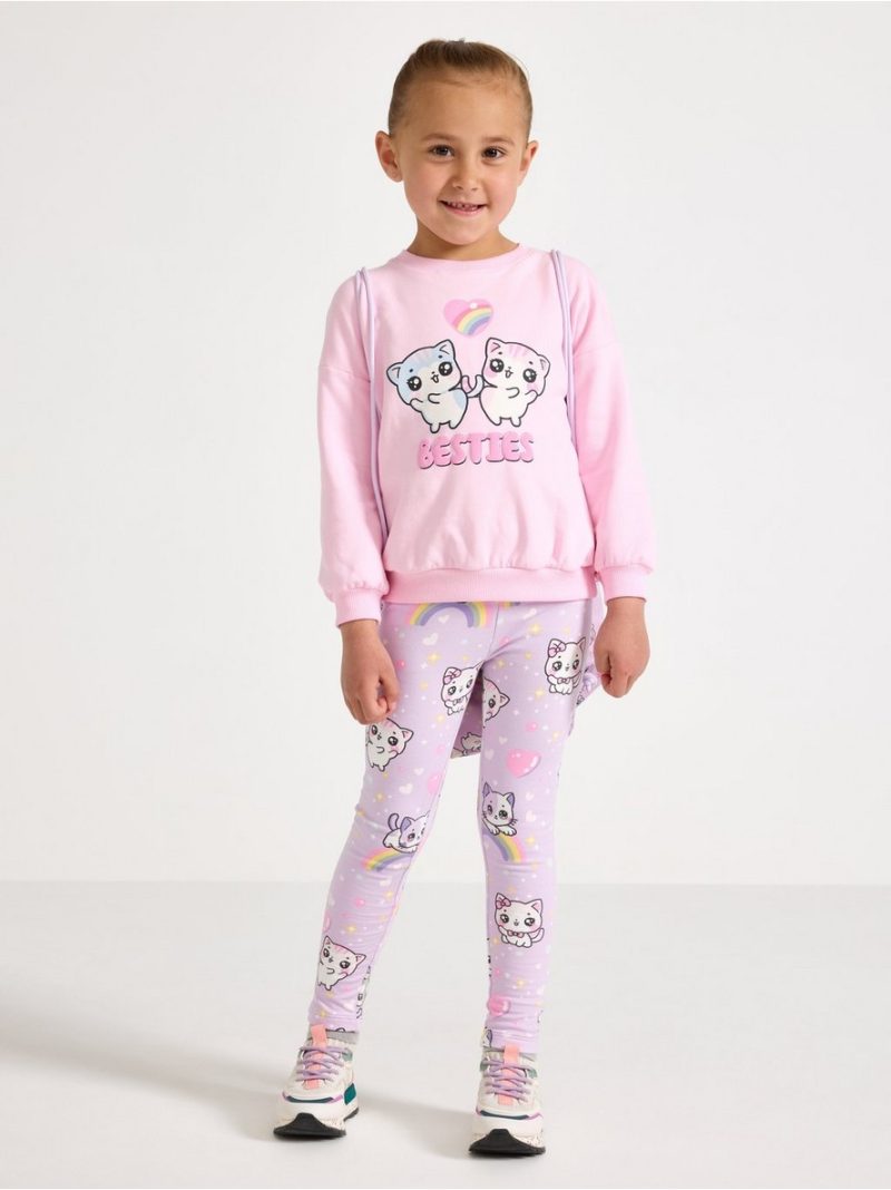 Leggings with brushed inside - 3007088-7426