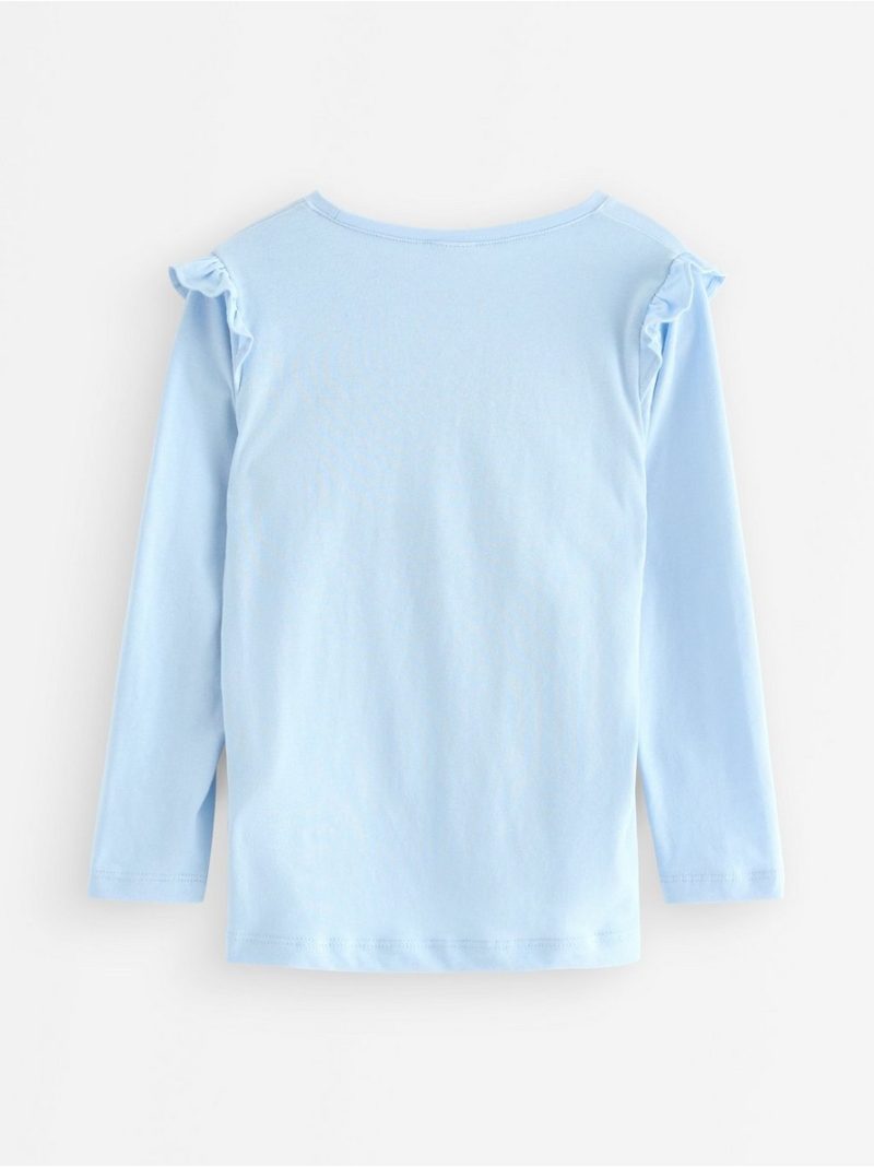 Long-sleeved top with frills - 3007089-6584