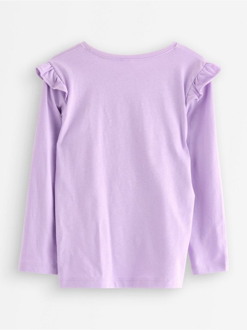 Long-sleeved top with frills - 3007089-7426