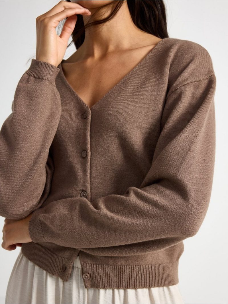 Knitted cardigan - 3007137-9618