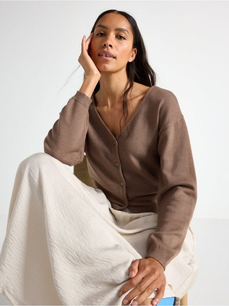 Knitted cardigan - 3007137-9618