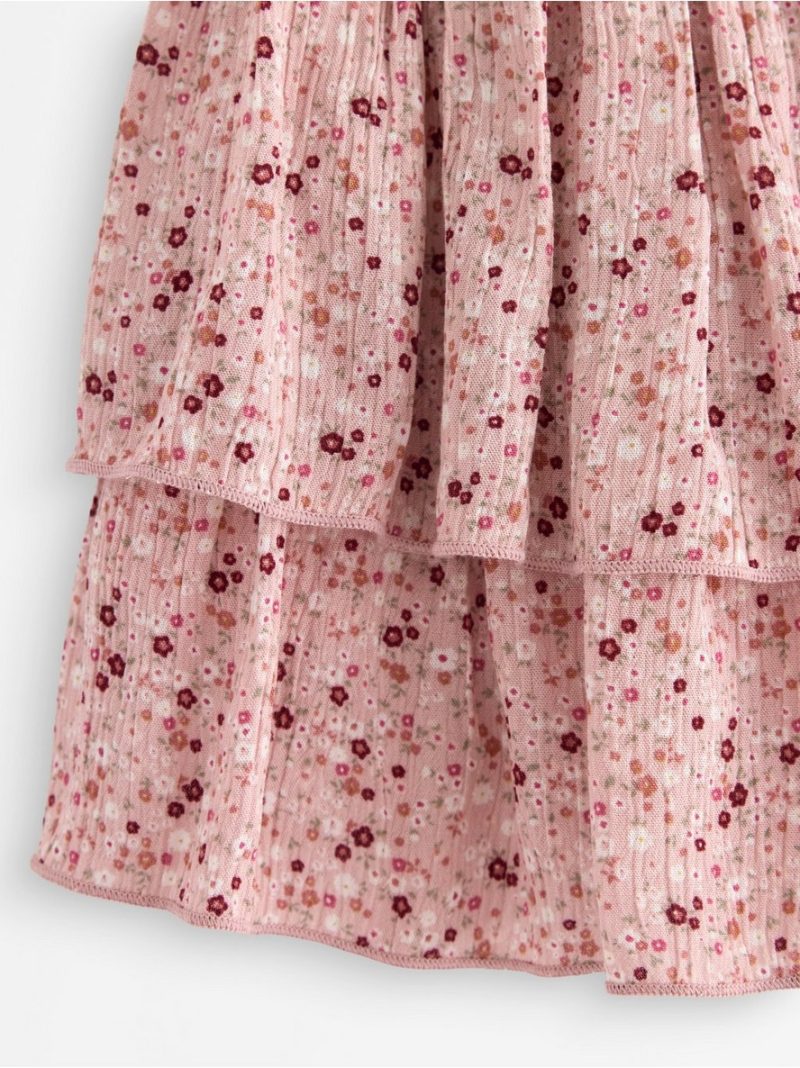 Flounce skirt in viscose - 3007140-7351