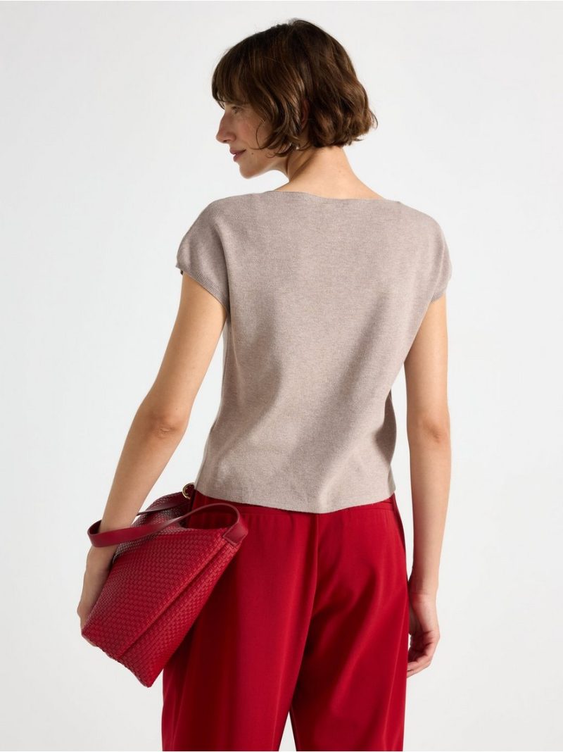 Dzemper - Fine-knit top - 3007143-7292