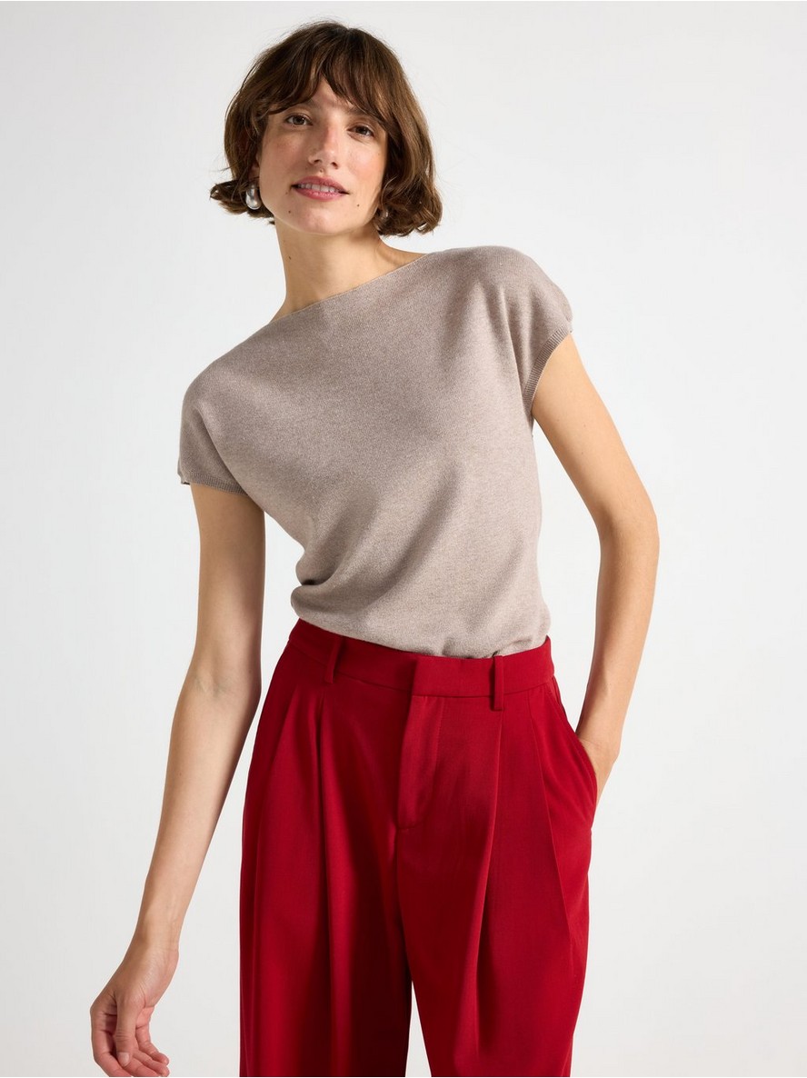 Dzemper - Fine-knit top - 3007143-7292