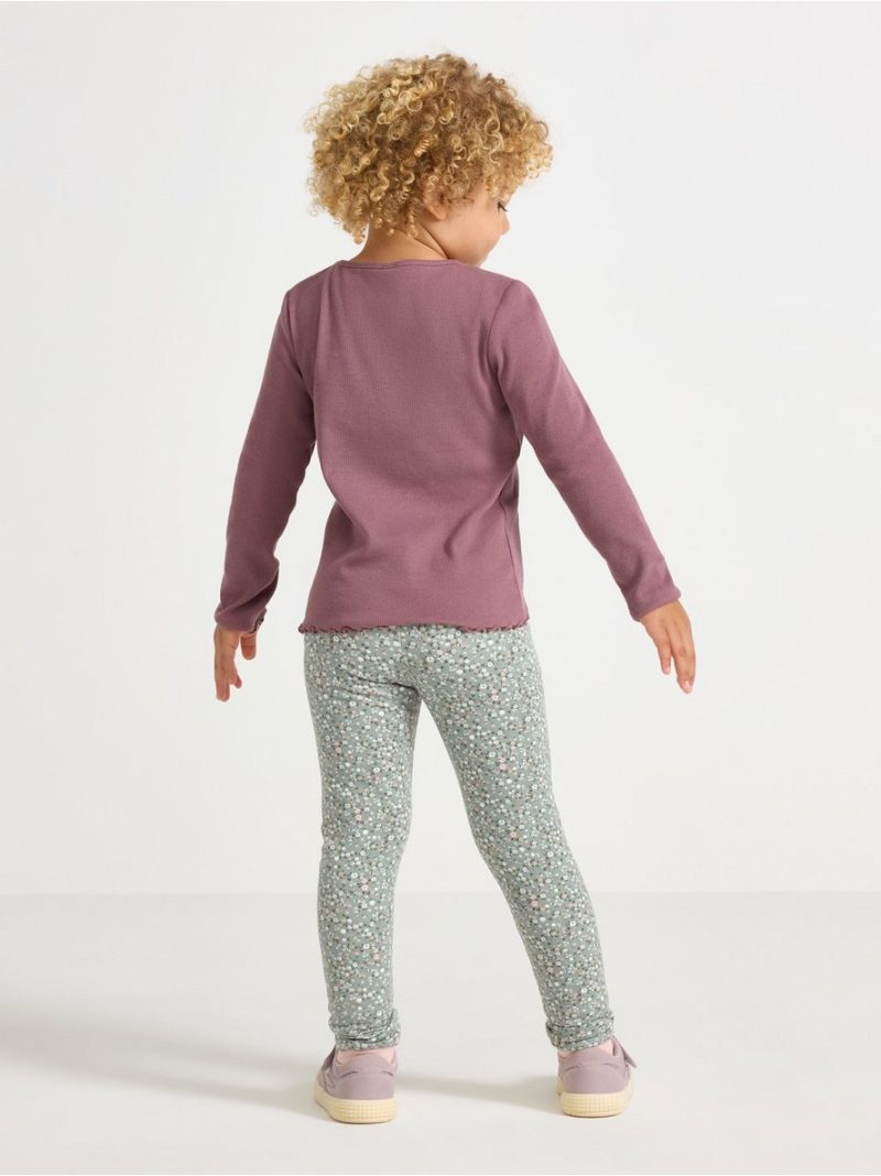 Leggings with brushed inside - 3007191-3478