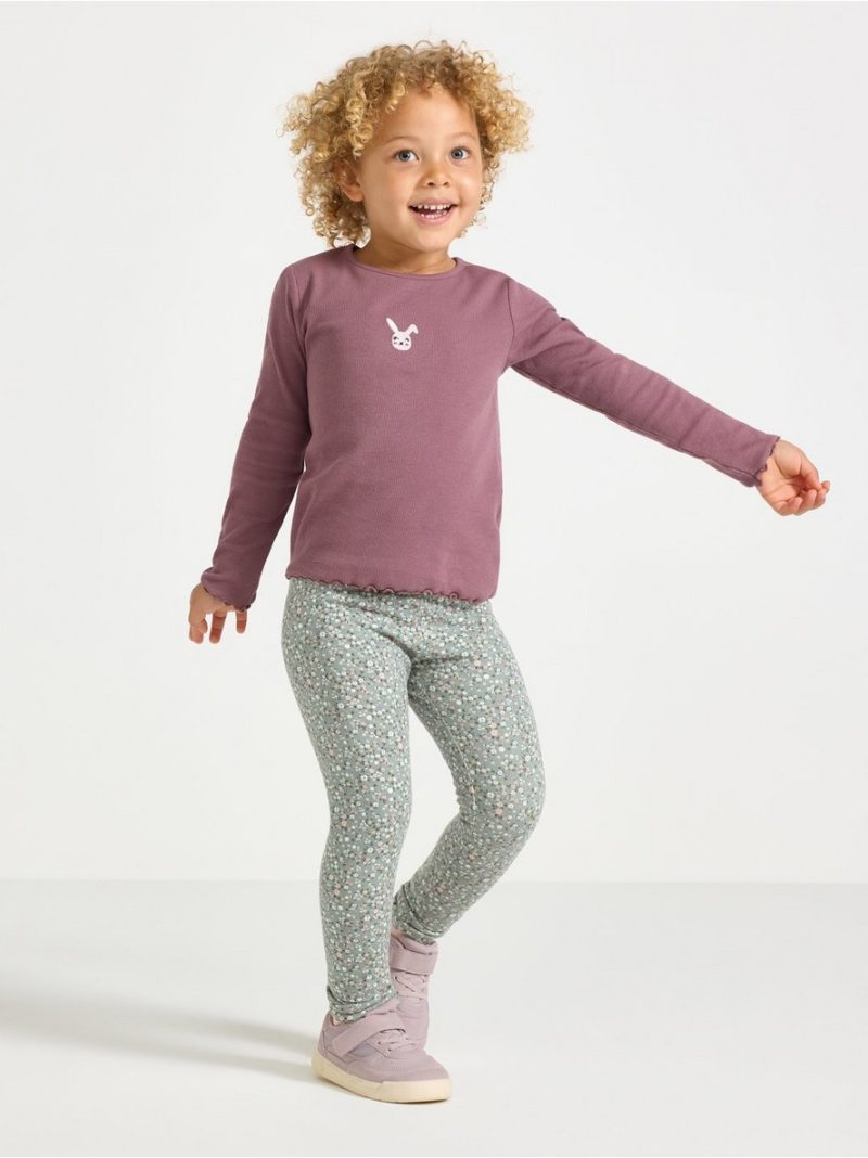 - Leggings with brushed inside Leggings with brushed inside - 3007191-3478