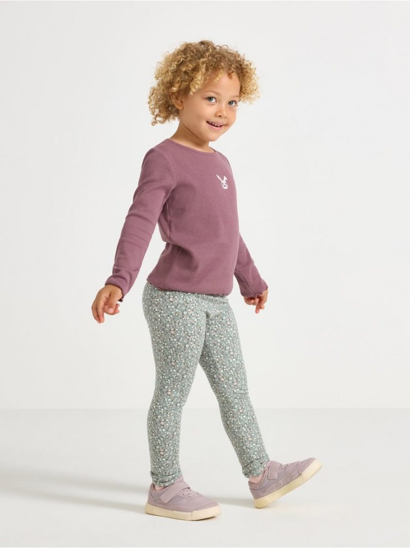 Leggings with brushed inside - 3007191-3478