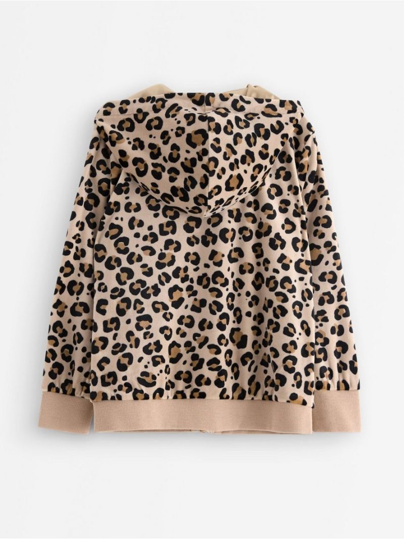 Hoodie in velour - 3007195-4939