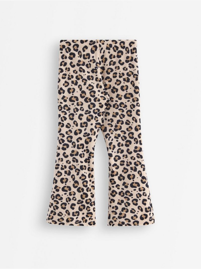 Flared leggings in velour - 3007196-4939