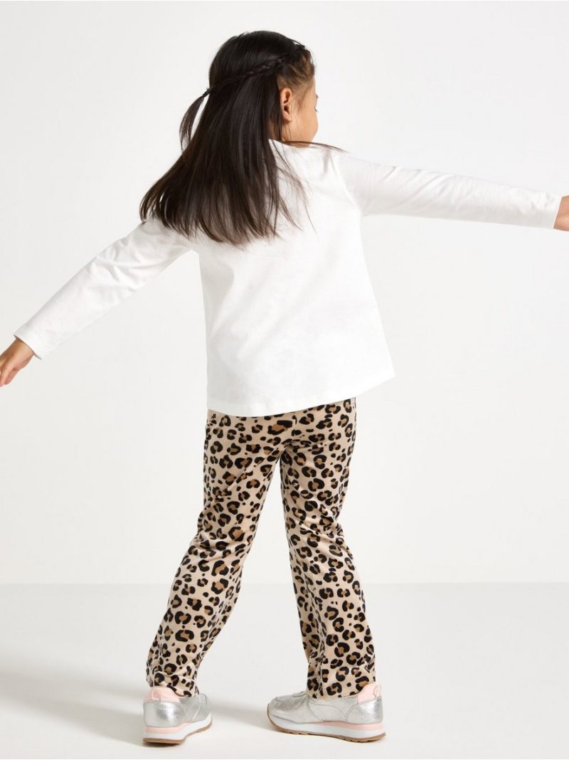 Flared leggings in velour - 3007196-4939