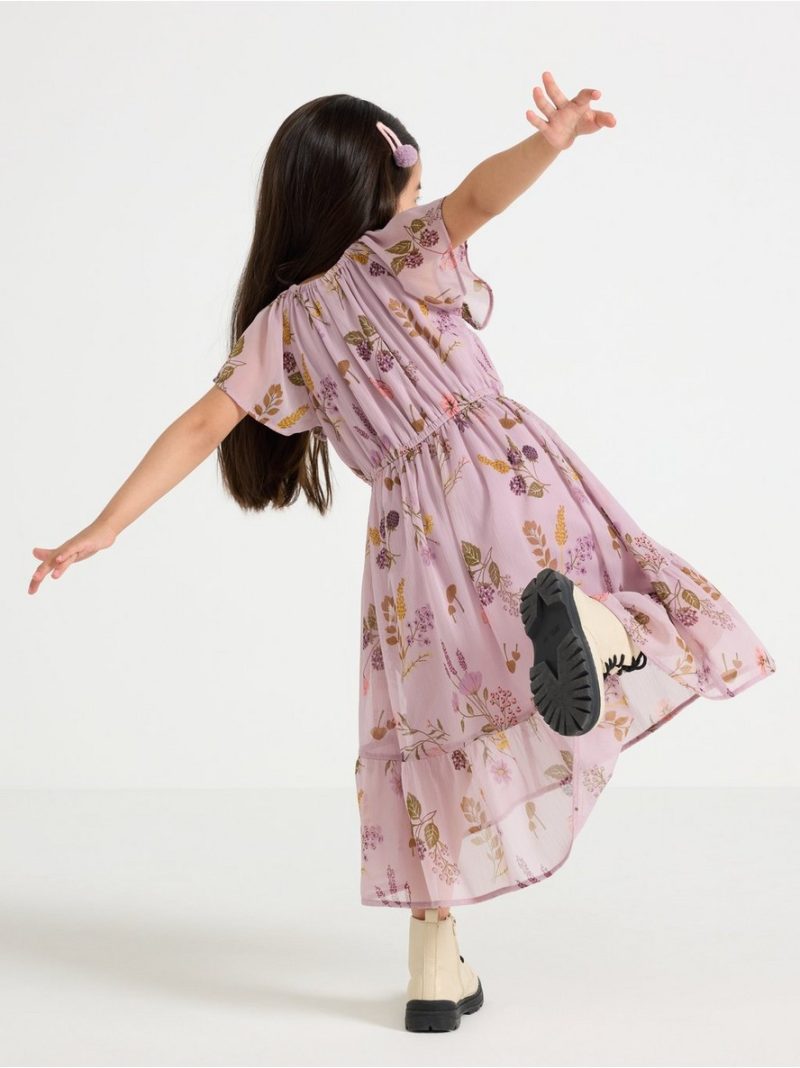 Dress in chiffon - 3007197-8121