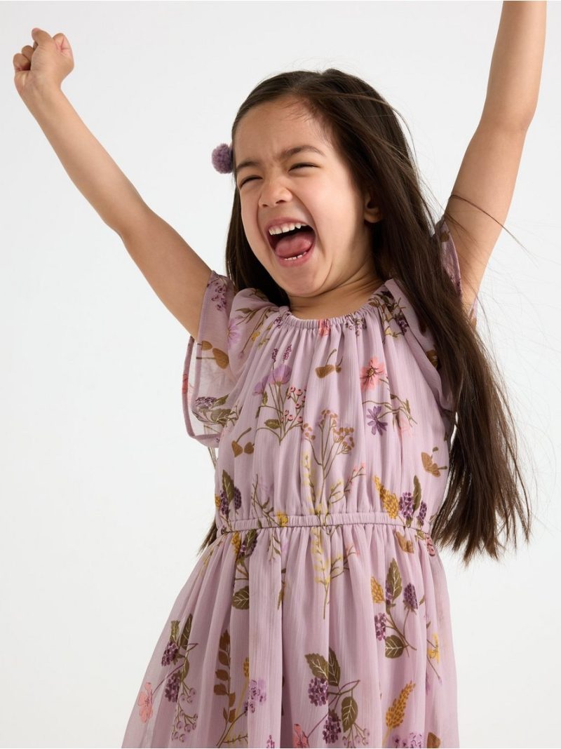 Dress in chiffon - 3007197-8121