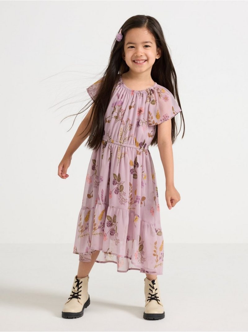 Dress in chiffon - 3007197-8121