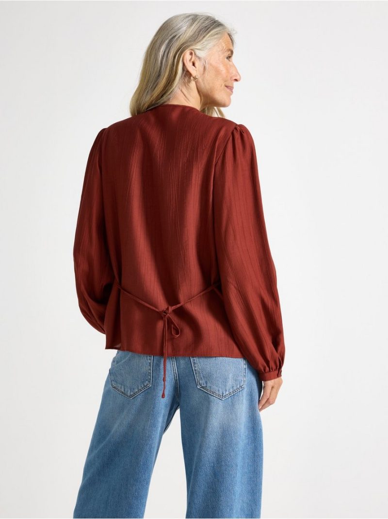 Long-sleeved blouse - 3007241-7235