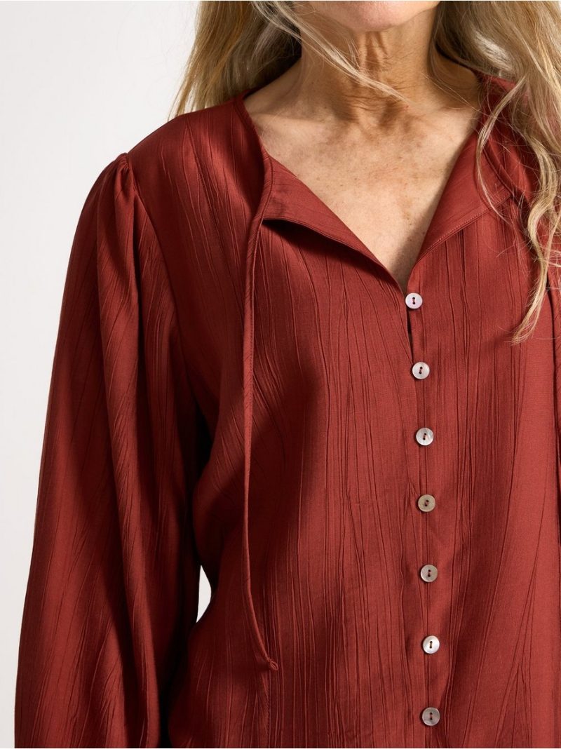 Long-sleeved blouse - 3007241-7235