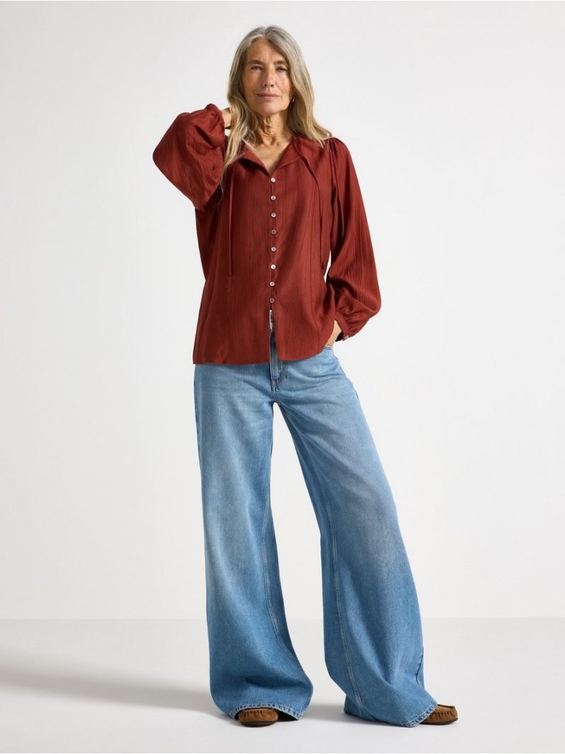 Long-sleeved blouse - 3007241-7235