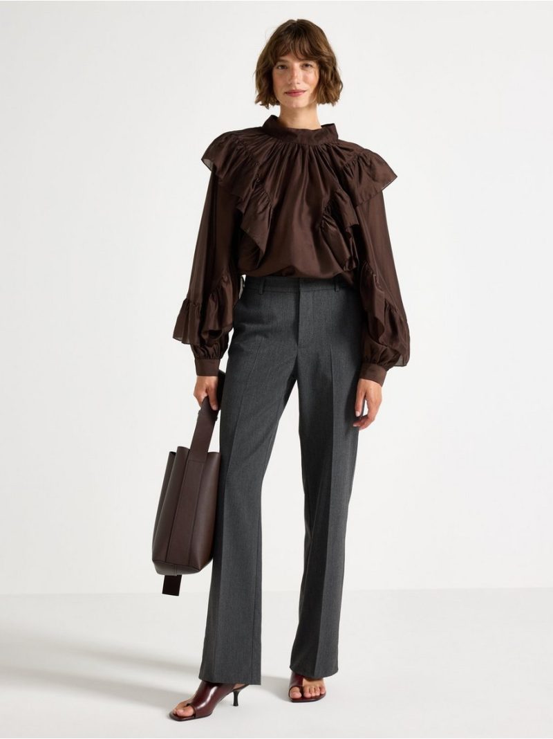 NOOR straight trousers with regular waist - 3007271-9804