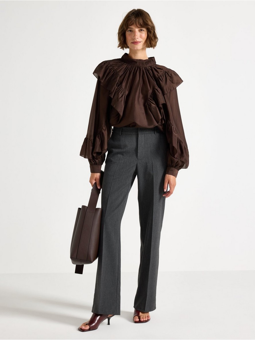 NOOR straight trousers with regular waist - 3007271-9804