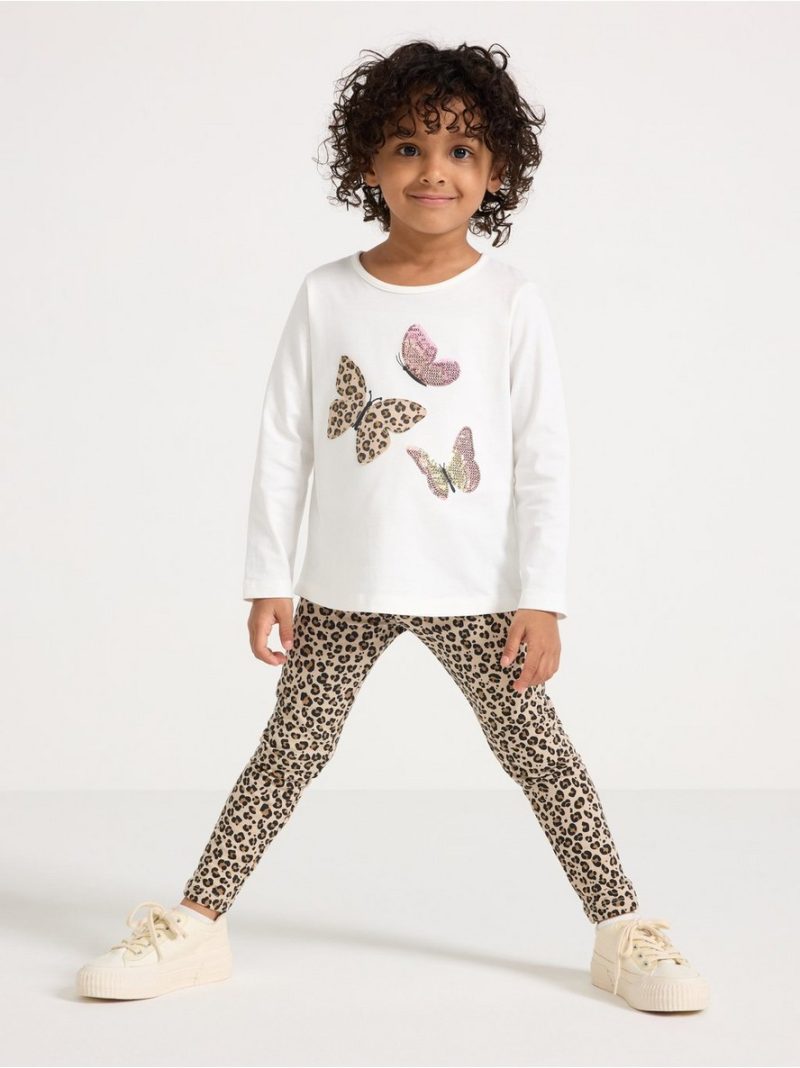 Leggings with brushed inside - 3007338-4939