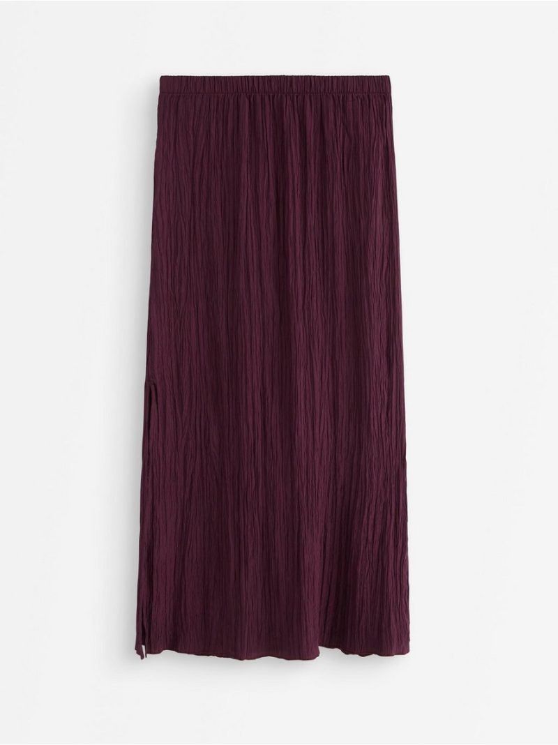 Crinkled maxi skirt - 3007384-7268