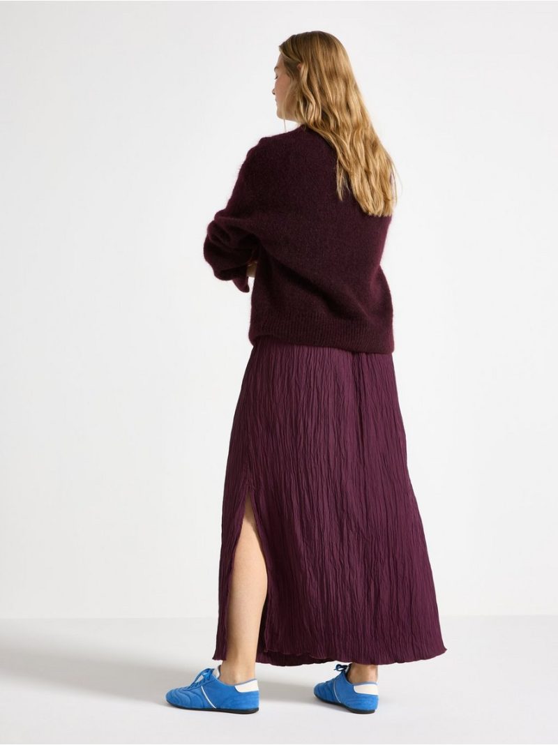 Crinkled maxi skirt - 3007384-7268
