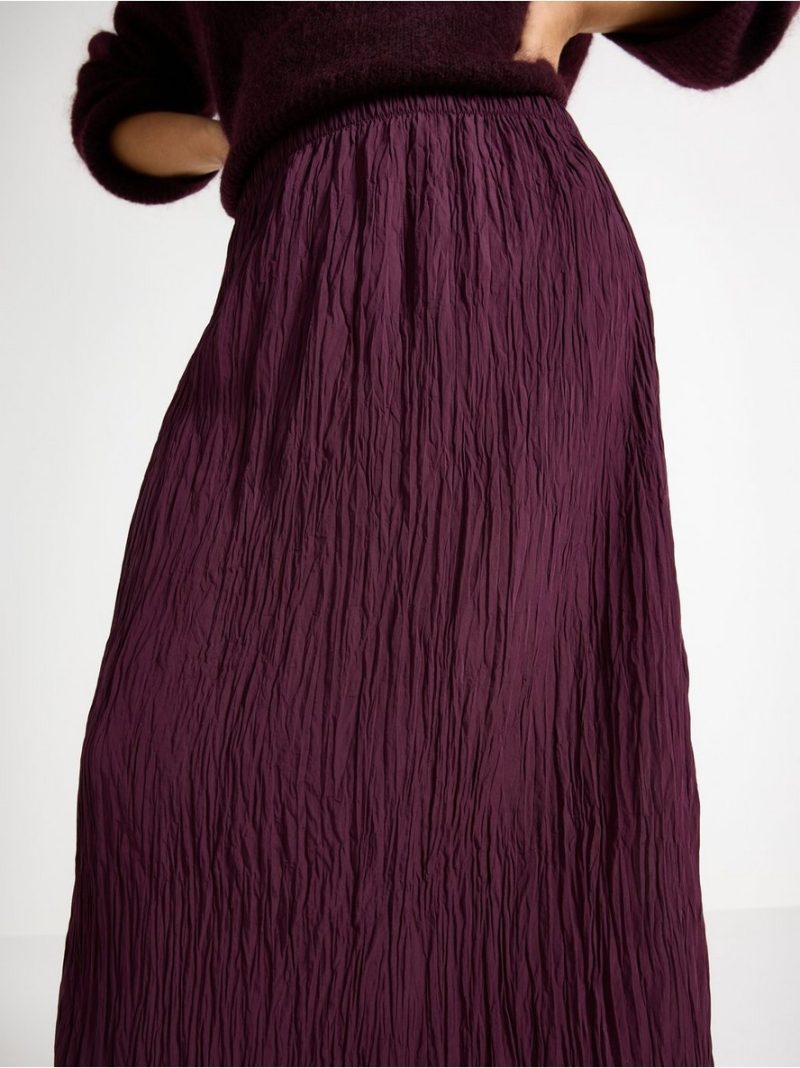 Crinkled maxi skirt - 3007384-7268