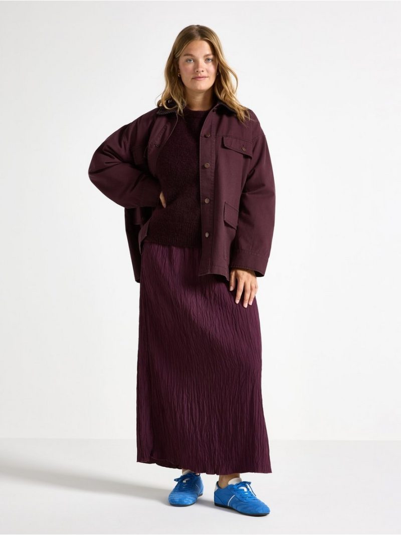 Crinkled maxi skirt - 3007384-7268
