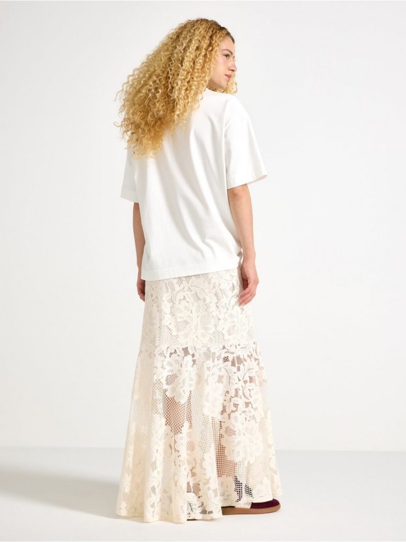 Maxi skirt in lace - 3007406-1230