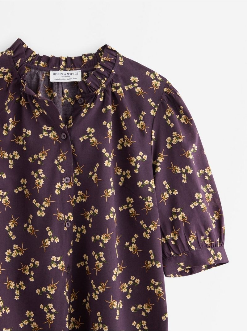 Short-sleeved blouse - 3007413-6940