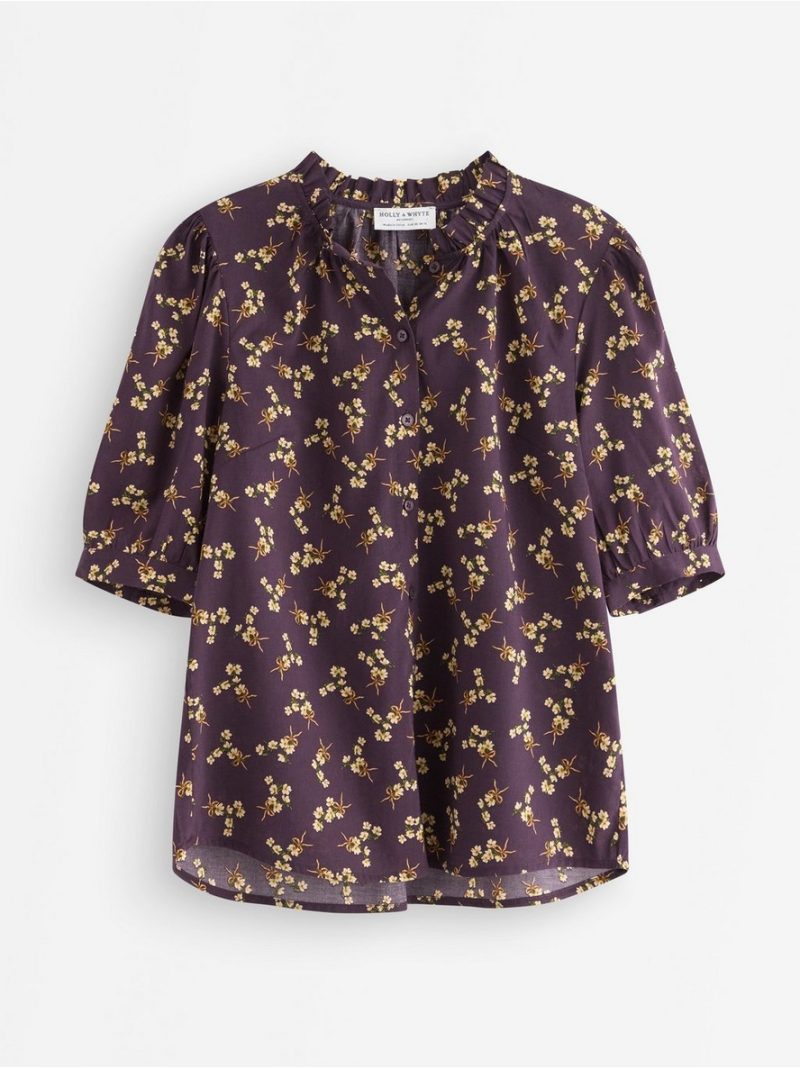 Short-sleeved blouse - 3007413-6940