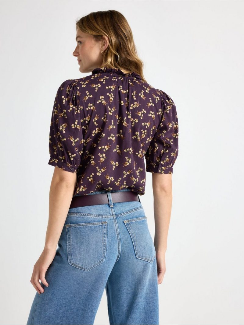 Short-sleeved blouse - 3007413-6940