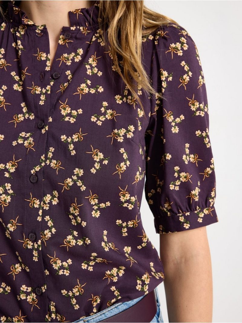 Short-sleeved blouse - 3007413-6940