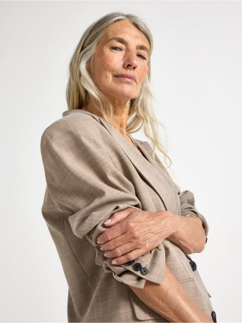 Blazer with double button closure - 3007437-9806