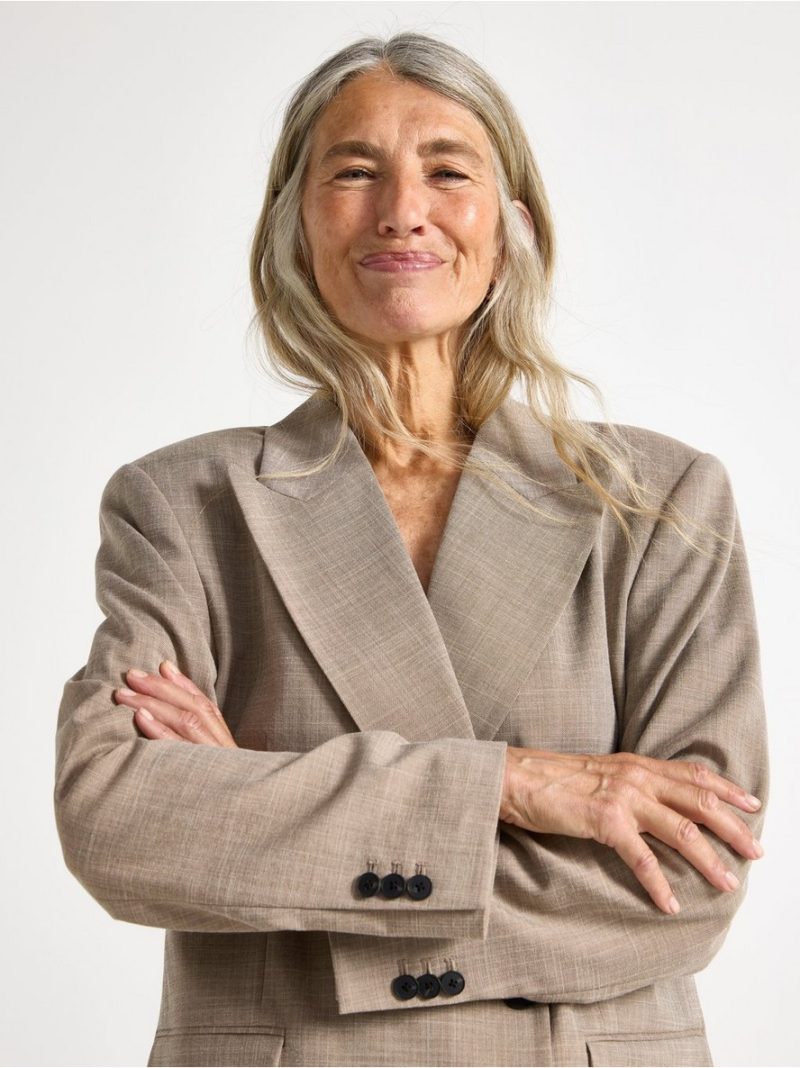 Blazer with double button closure - 3007437-9806